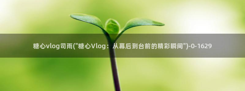 糖心vlog破解视频：糖心vlog司雨(\